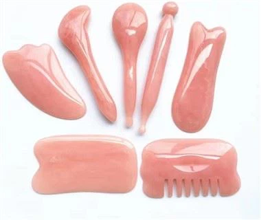 7 db gua sha masszázs eszköz