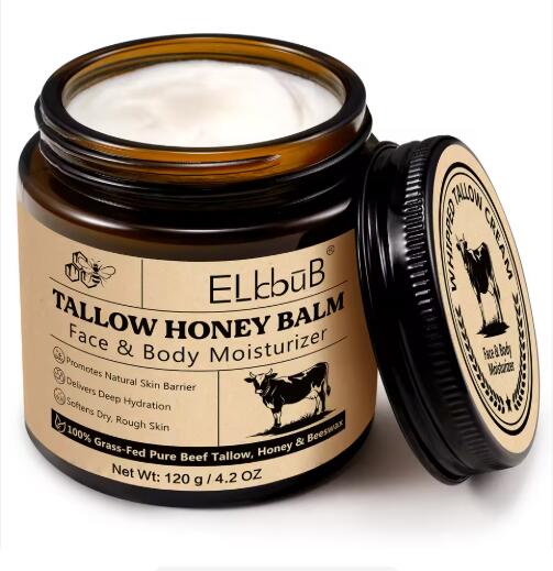 Beef Tallow and Honey Balm for Skin Beef Tallow and Honey Balm for Skin